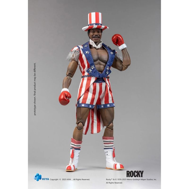**PRE ORDER** HIYA Toys Rocky I Apollo Creed Exquisite Super Series 1:12 Scale Action Figure - Previews Exclusive **PRE ORDER** HIYA Toys Rocky I Apollo Creed Exquisite Super Series 1:12 Scale Action Figure - Previews Exclusive