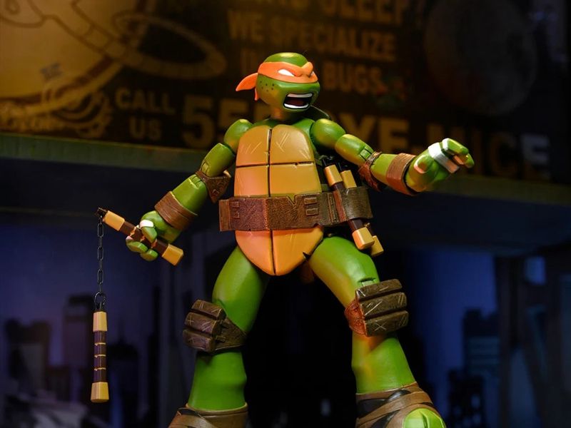 ***PRE ORDER*** NECA 7 ***PRE ORDER*** NECA 7" Teenage Mutant Ninja Turtles (2012) Ultimate Michelangelo Action Figure