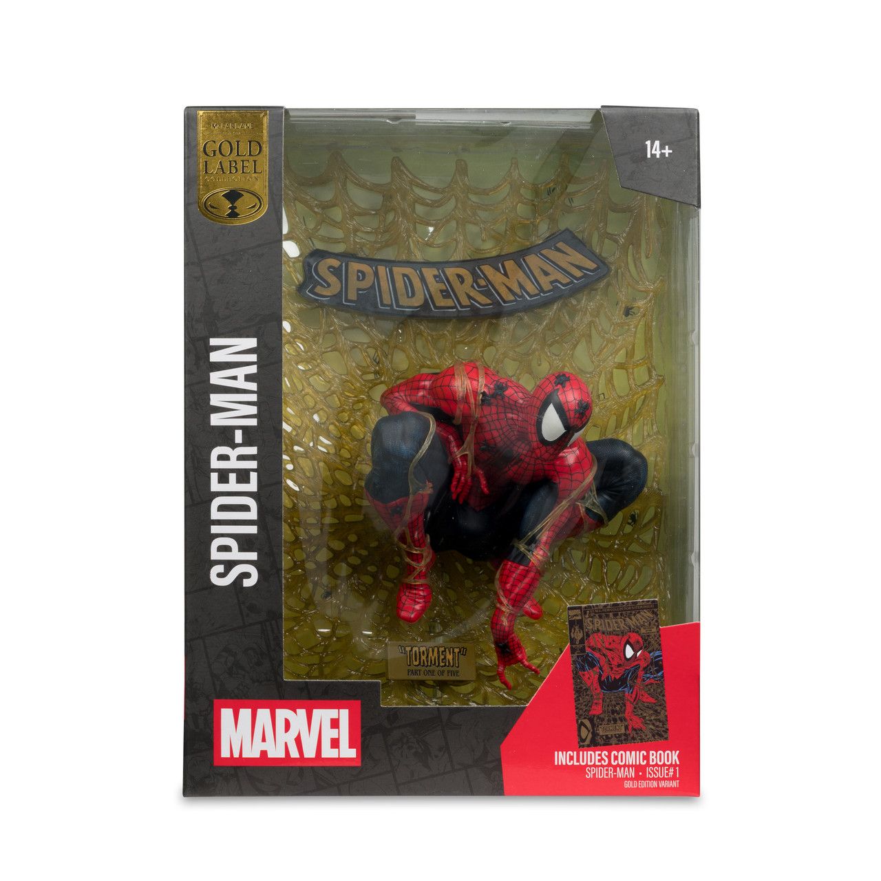 McFarlane MARVEL 1:6 Spider-Man #1 Black & Gold Edition Gold Label (Spider-Man #1) McFarlane MARVEL 1:6 Spider-Man #1 Black & Gold Edition Gold Label (Spider-Man #1)