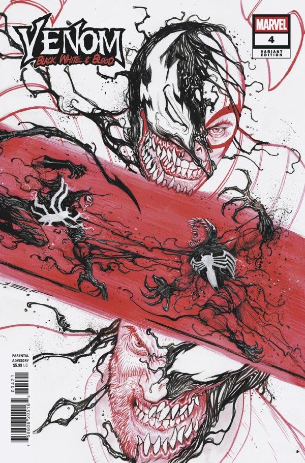 VENOM BLACK WHITE & BLOOD #4 CVR B JUAN FERREYRA VAR MARVEL COMICS (26th November 2025)