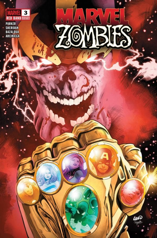 MARVEL ZOMBIES RED BAND #3 CVR A GREG LAND POLYBAGGED MARVEL COMICS (26th November 2025)