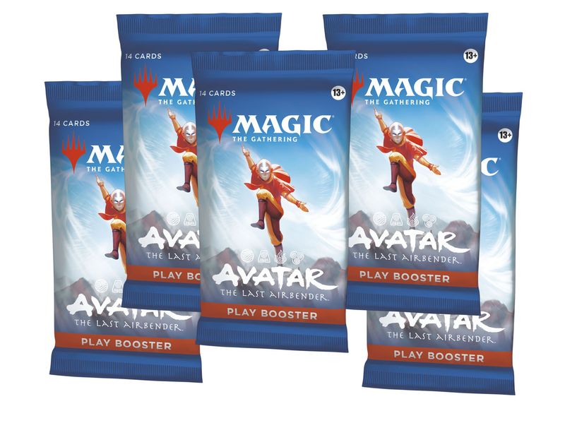 Magic the Gathering: Avatar: The Last Airbender 5x Play Booster Magic the Gathering: Avatar: The Last Airbender 5x Play Booster