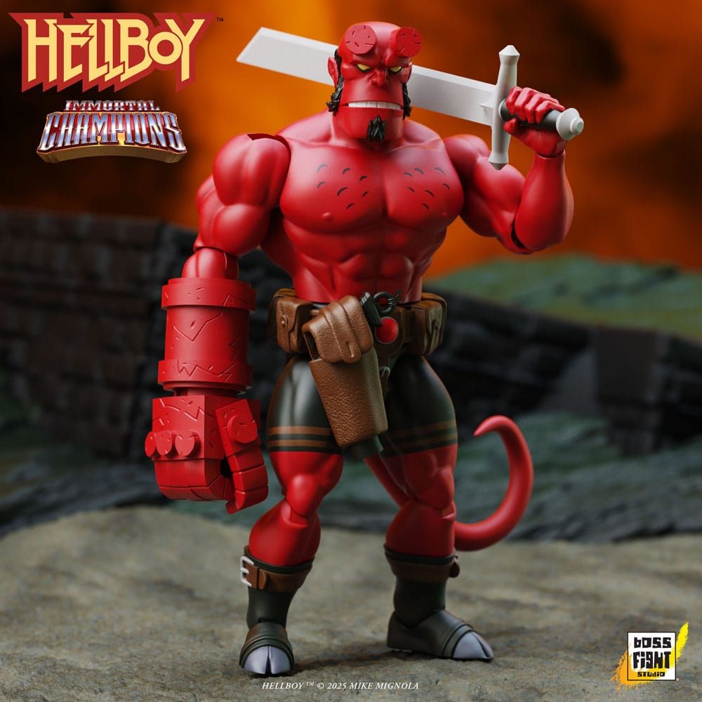 **PRE-ORDER** BOSS FIGHT STUDIO Immortal Champions Hellboy Action Figure Hellboy 14 cm **PRE-ORDER** BOSS FIGHT STUDIO Immortal Champions Hellboy Action Figure Hellboy 14 cm