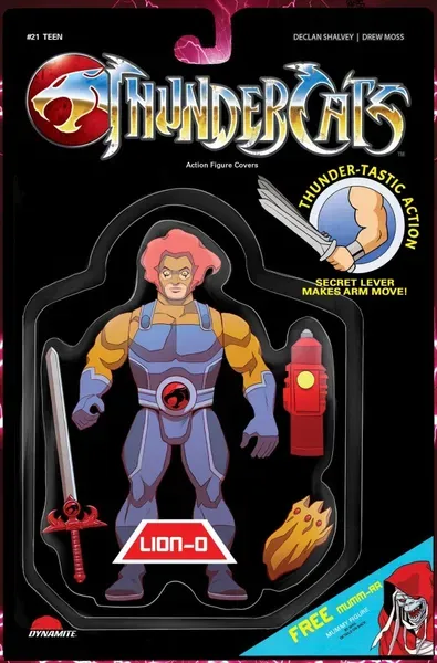 THUNDERCATS #21 CVR F DREW MOSS ACTION FIGURE VAR DYNAMITE COMICS (3rd December 2025) THUNDERCATS #21 CVR F DREW MOSS ACTION FIGURE VAR DYNAMITE COMICS (3rd December 2025)