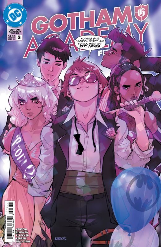 GOTHAM ACADEMY FIRST YEAR #3 (OF 6) CVR A KARL KERSCHL DC COMICS (3rd December 2025) GOTHAM ACADEMY FIRST YEAR #3 (OF 6) CVR A KARL KERSCHL DC COMICS (3rd December 2025)
