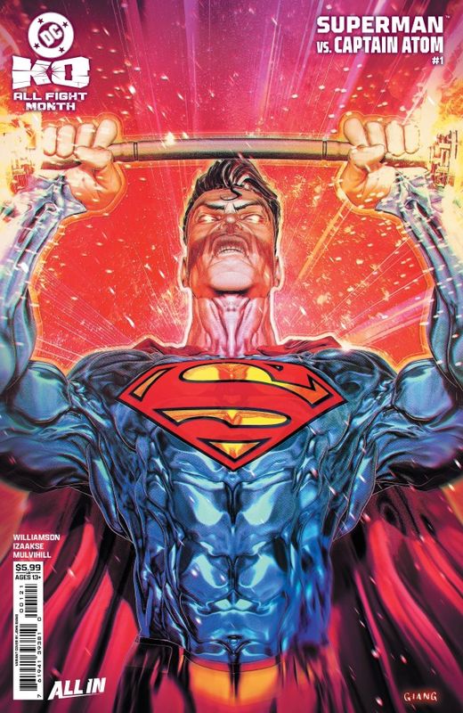 DC KO SUPERMAN VS [REDACTED] #1 OS CVR B JOHN GIANG CSV DC COMICS (3rd December 2025)