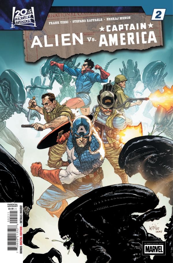 ALIEN VS. CAPTAIN AMERICA #2 CVR A LEINIL FRANCIS YU MARVEL COMICS (17th December 2025)