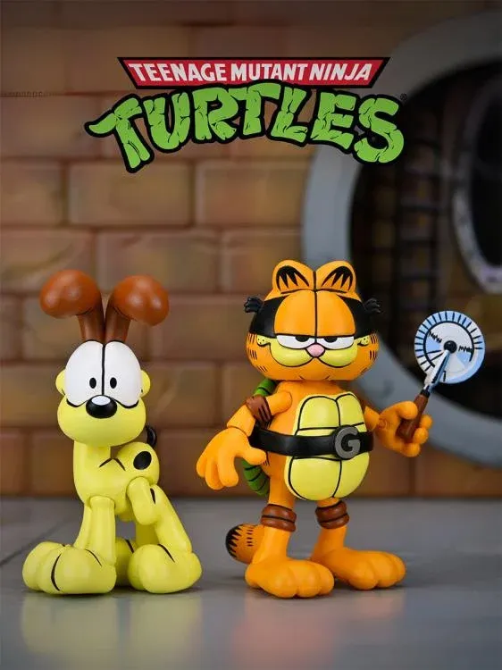 ***PRE ORDER*** NECA 7 ***PRE ORDER*** NECA 7" Scale Teenage Mutant Ninja Turtles x Garfield Ultimate Garfello & Odie (Archie Comics) Action Figure Set