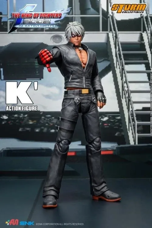 STORM COLLECTIBLES The King of Fighters 2002 Unlimited Match K' 1/12 Scale Figure STORM COLLECTIBLES The King of Fighters 2002 Unlimited Match K' 1/12 Scale Figure