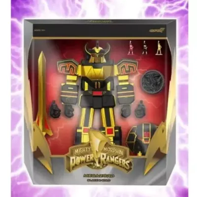 Super7 MMPR Wave 5 Ultimate Mighty Morphin Power Rangers MEGAZORD (Black and Gold)