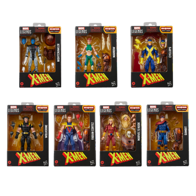 Marvel Legends X Men Wave SET OF 7 Action Figures (Nemesis BAF)