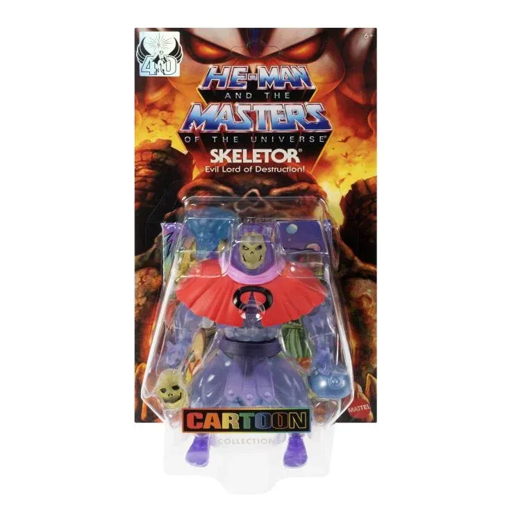 Masters of the Universe Origins Invisible Skeletor (Cartoon Collection) Action Figure (FILMATION VARIED EU/US CARD)