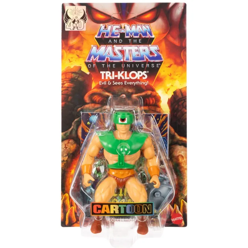 Masters of the Universe Origins TRI-KLOPS (FILMATION) Action Figure (VARIED EU/US CARD)