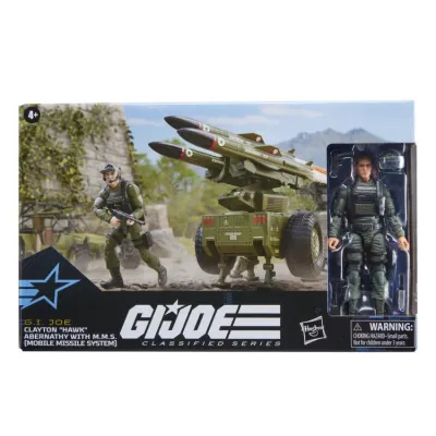 G.I. Joe Classified Series Clayton "Hawk" Abernathy with M.M.S. (Mobile Missile System)