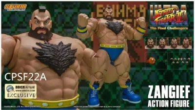 STORM COLLECTIBLES ULTRA STREET FIGHTER II ZANGIEF FINAL CHALLENGER EDITION (BLUE BBCIN EXCLUSIVE)