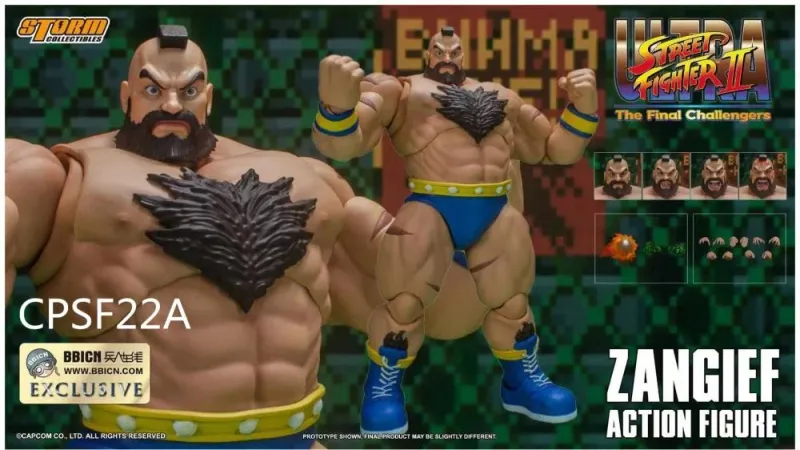 STORM COLLECTIBLES ULTRA STREET FIGHTER II ZANGIEF FINAL CHALLENGER EDITION (BLUE BBCIN EXCLUSIVE)