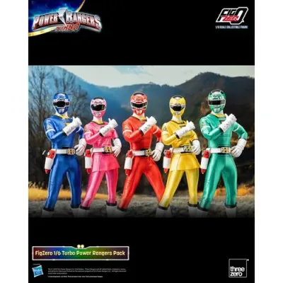 ***PRE ORDER*** Threezero Power Rangers Turbo 1:6 Scale Action Figure 5-Pack