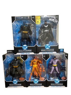 MCFARLANE TOYS DC MULTIVERSE Batman Set of 5 Action Figures