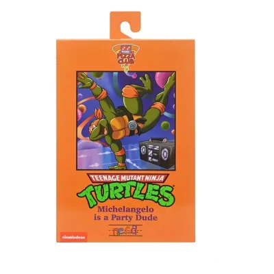NECA TMNT Teenage Mutant Ninja Turtles MICHELANGELO (VHS Cartoon)