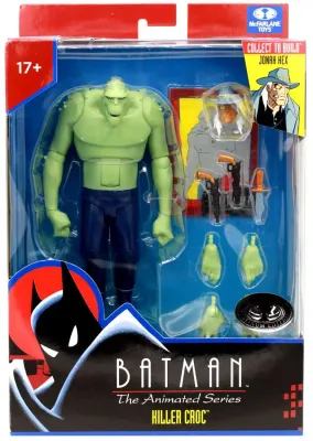 MCFARLANE TOYS DC MULTIVERSE KILLER CROC (Batman: The Animated Series) BAF JONAH HEX **PLATINUM ONLY**