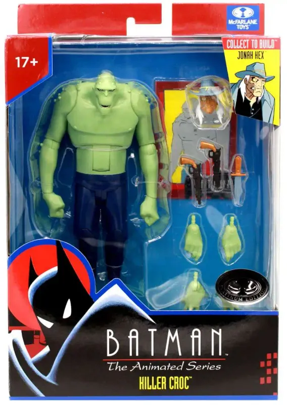 MCFARLANE TOYS DC MULTIVERSE KILLER CROC (Batman: The Animated Series) BAF JONAH HEX **PLATINUM ONLY** MCFARLANE TOYS DC MULTIVERSE KILLER CROC (Batman: The Animated Series) BAF JONAH HEX **PLATINUM ONLY**