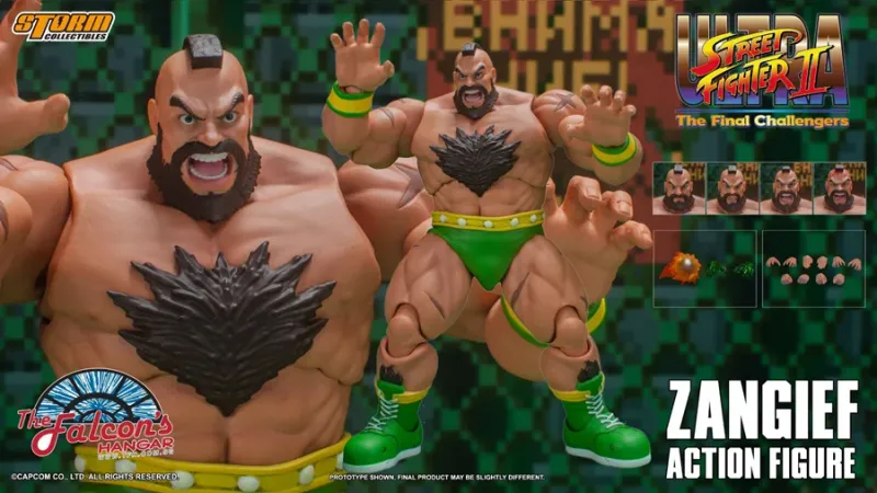 STORM COLLECTIBLES ULTRA STREET FIGHTER II ZANGIEF FINAL CHALLENGER EDITION (GREEN FALCONS HANGAR EXCLUSIVE)
