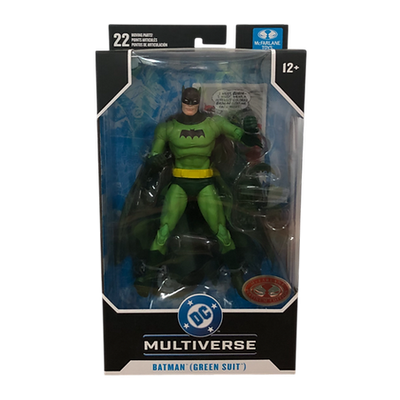 MCFARLANE TOYS DC MULTIVERSE Batman (Green Suit) RED PLATINUM