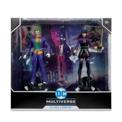 MCFARLANE TOYS 7" DC MULTIVERSE JOKER AND PUNCHLINE 2 PACK