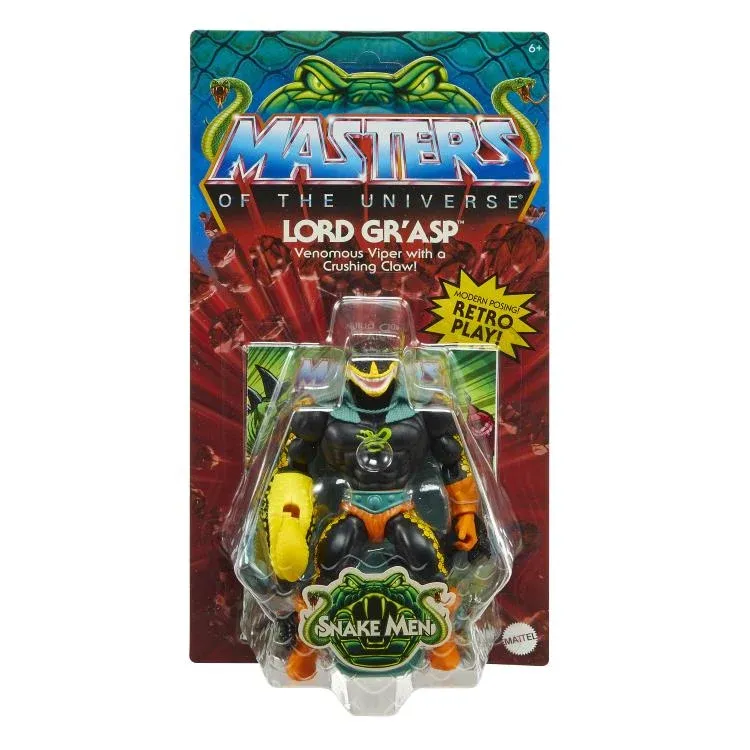 Masters of the Universe Origins LORD GR'ASP EXCLUSIVE Action Figure (VARIED EU/US CARD)