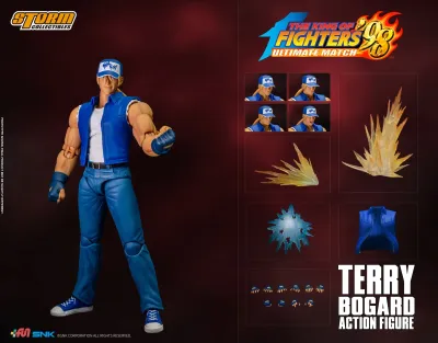 STORM COLLECTIBLES The King of Fighters '98 Terry Bogard (Blue Ver.) Event Exclusive 1/12 Scale Figure