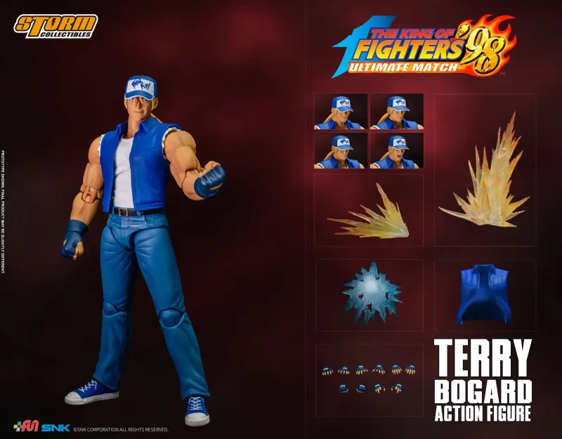 STORM COLLECTIBLES The King of Fighters '98 Terry Bogard (Blue Ver.) Event Exclusive 1/12 Scale Figure STORM COLLECTIBLES The King of Fighters '98 Terry Bogard (Blue Ver.) Event Exclusive 1/12 Scale Figure