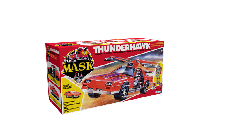 The Loyal Subjects MASK Thunderhawk Transforming Vehicle (Sports Car / Jet Fighter) with Action Figure (M.A.S.K) The Loyal Subjects MASK Thunderhawk Transforming Vehicle (Sports Car / Jet Fighter) with Action Figure (M.A.S.K)