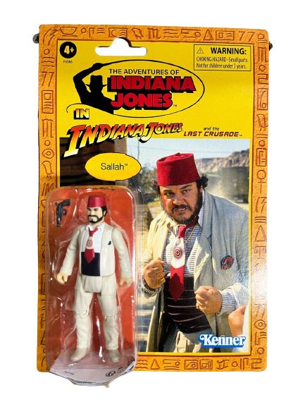 **SEVERE DAMAGED CARD ONLY** Indiana Jones Retro Collection 3.73 **SEVERE DAMAGED CARD ONLY** Indiana Jones Retro Collection 3.73" Sallah (The Last Crusade)