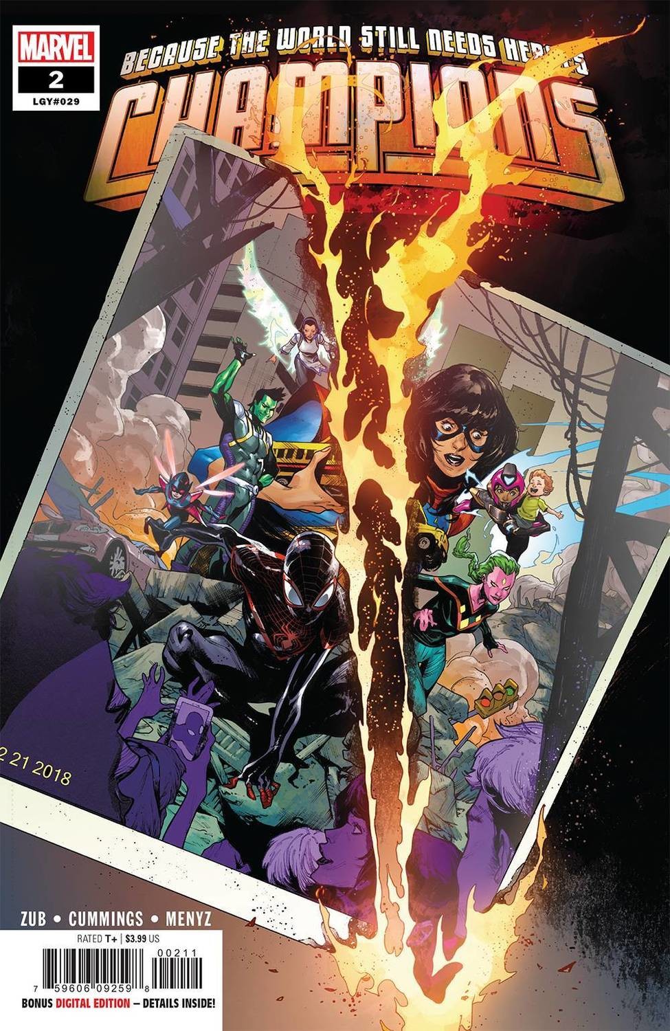 CHAMPIONS #2
MARVEL COMICS
(6th Feb 2019)