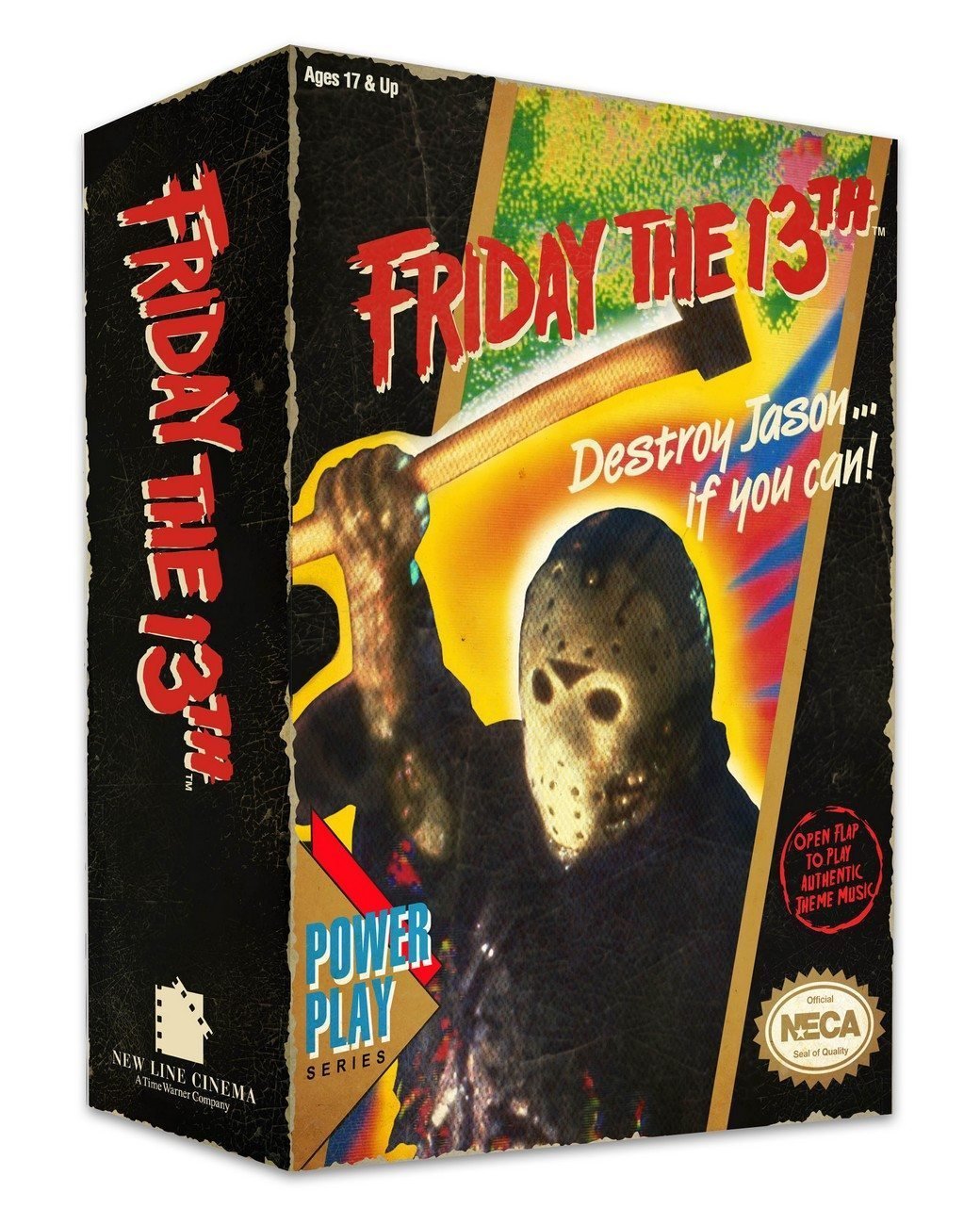 NECA Friday the 13th 7 NECA Friday the 13th 7" Action Figure Classic Video Game Appearance Jason (Theme Music Packaging)