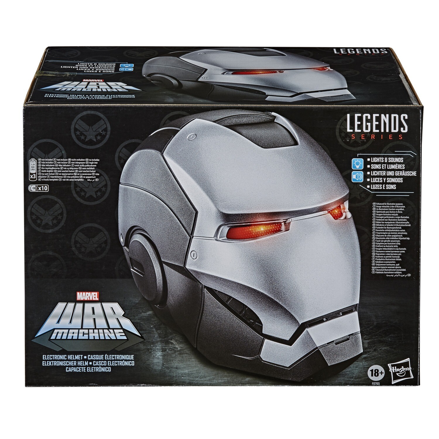 Marvel Legends Avengers: Endgame Marvel’s WAR MACHINE HELMET ELECTRONIC Gear
