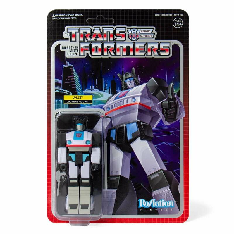Super7 - Transformers ReAction Figure - Jazz Super7 - Transformers ReAction Figure - Jazz