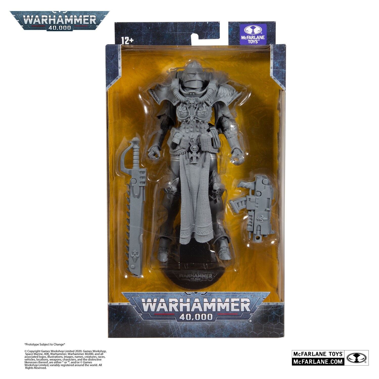 McFarlane Toys 7 McFarlane Toys 7" Warhammer 40,000 ADEPTA SORORITAS BATTLE SISTER ARTIST PROOF ACTION FIGURE