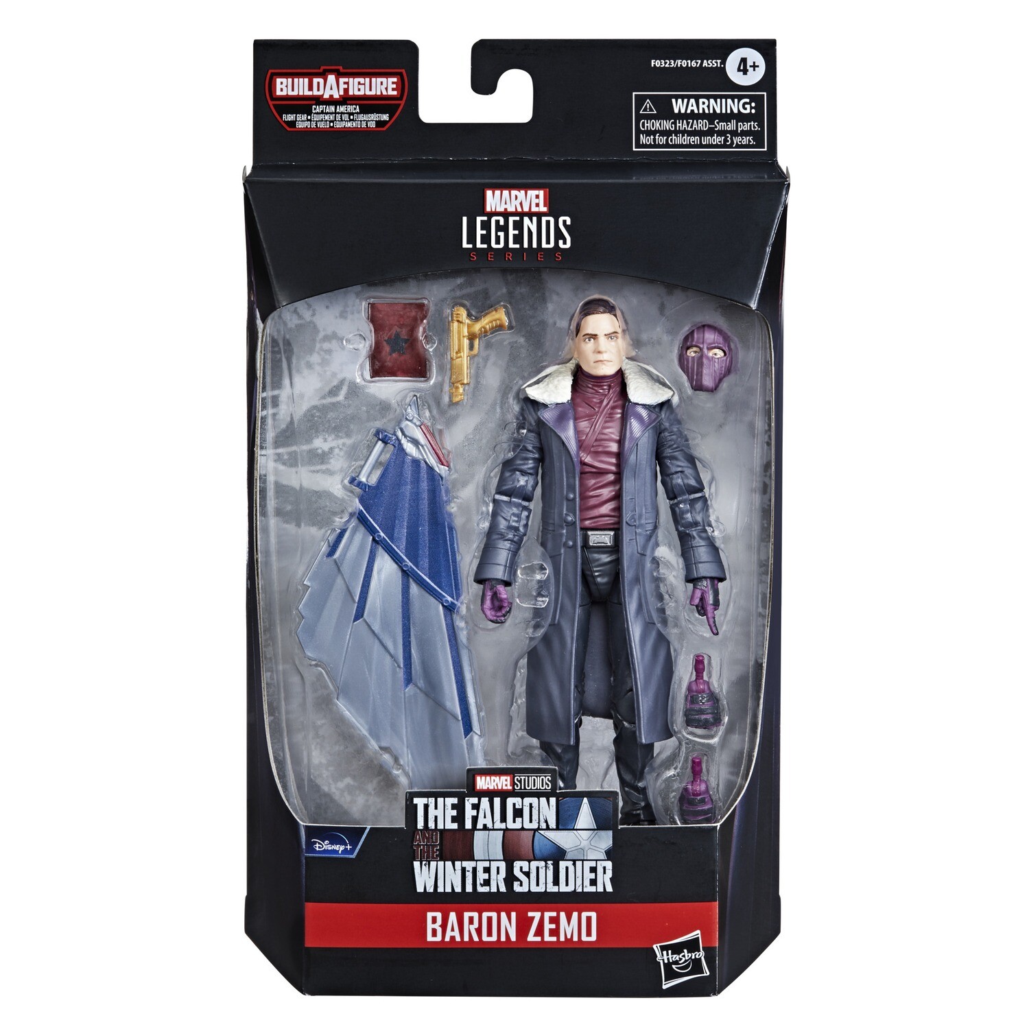Marvel Legends 6 Marvel Legends 6" Disney Plus Wave: Baron Zemo (FLIGHT GEAR BAF)