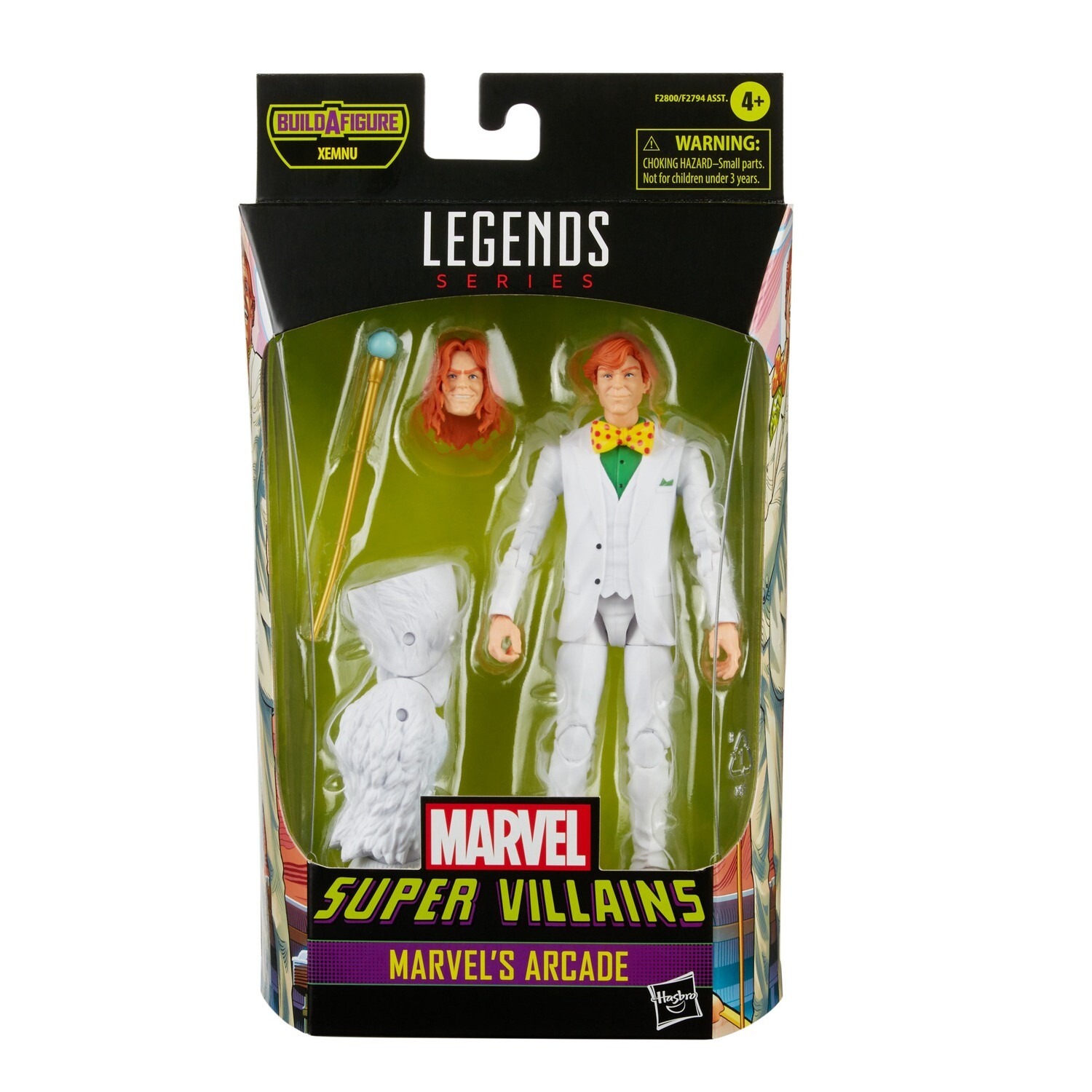 Marvel Legends SUPER VILLAINS Wave 1: ARCADE (XEMNU BAF)