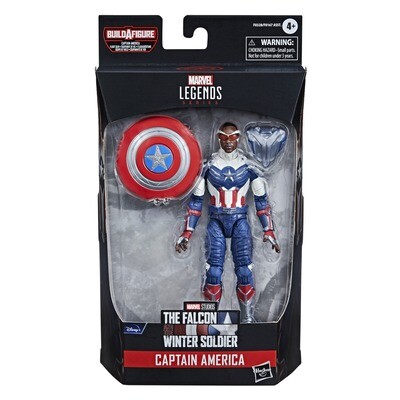 Marvel Legends 6 Marvel Legends 6" Disney Plus Wave: Captain America Sam Wilson (FLIGHT GEAR BAF)