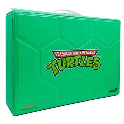 Super7 - TMNT ReAction Michelangelo (Metallic Ver.) & Carry Case SDCC 2021 Exclusive Figure (With Bonus)