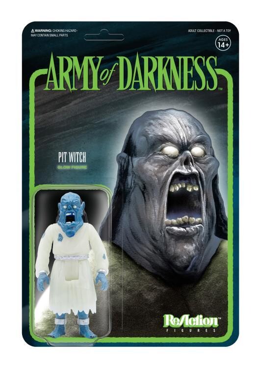 Super7 -Army of Darkness ReAction Deadite Pit Witch (Glow-in-the-Dark) SDCC 2021 Exclusive Figure Super7 -Army of Darkness ReAction Deadite Pit Witch (Glow-in-the-Dark) SDCC 2021 Exclusive Figure
