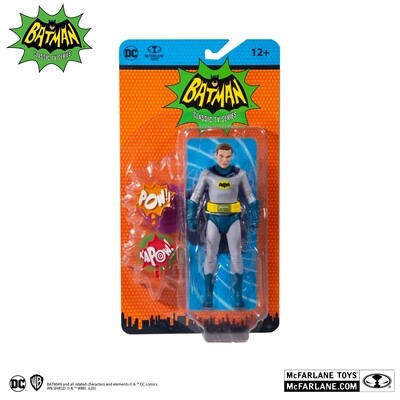 McFarlane Toys - BATMAN 1966 - RETRO UNMASKED (ADAM WEST) BATMAN ACTION FIGURE McFarlane Toys - BATMAN 1966 - RETRO UNMASKED (ADAM WEST) BATMAN ACTION FIGURE