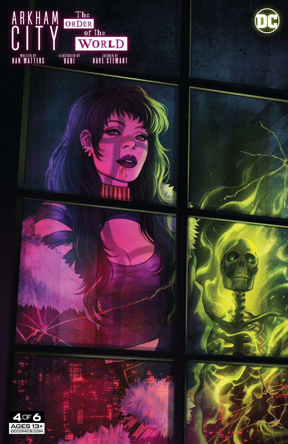 ARKHAM CITY ORDER OF THE WORLD #4 (OF 6) CVR B BARTEL CARD S DC COMICS (6th January 2022) ARKHAM CITY ORDER OF THE WORLD #4 (OF 6) CVR B BARTEL CARD S DC COMICS (6th January 2022)