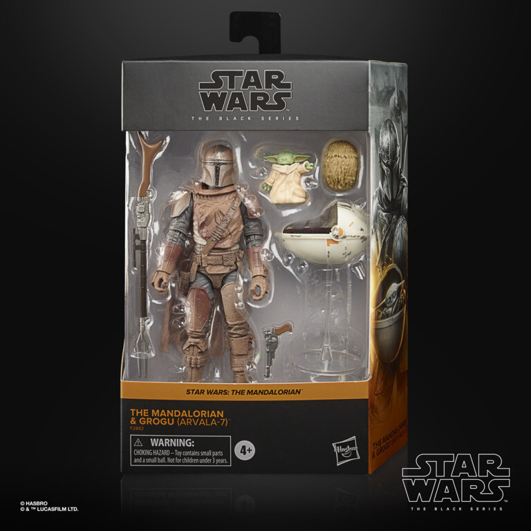 Star Wars The Black Series 6" The Mandalorian and Grogu (Arvala-7) (TARGET EXCLUSIVE)