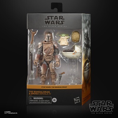 Star Wars The Black Series 6" The Mandalorian and Grogu (Arvala-7) (TARGET EXCLUSIVE)
