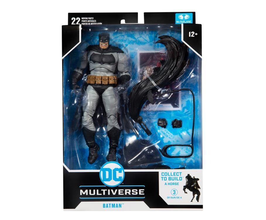 McFarlane Toys - DC Multiverse Collector Wave : The Dark Knight Returns Batman (Horse BAF) PLATINUM CHASE VARIANT ONLY McFarlane Toys - DC Multiverse Collector Wave : The Dark Knight Returns Batman (Horse BAF) PLATINUM CHASE VARIANT ONLY