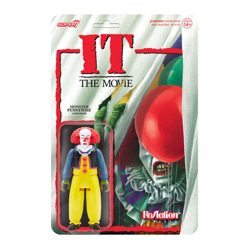 Super7 -IT ReAction Pennywise (Monster) Figure Super7 -IT ReAction Pennywise (Monster) Figure