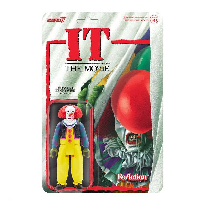 Super7 -IT ReAction Pennywise (Monster) Figure Super7 -IT ReAction Pennywise (Monster) Figure